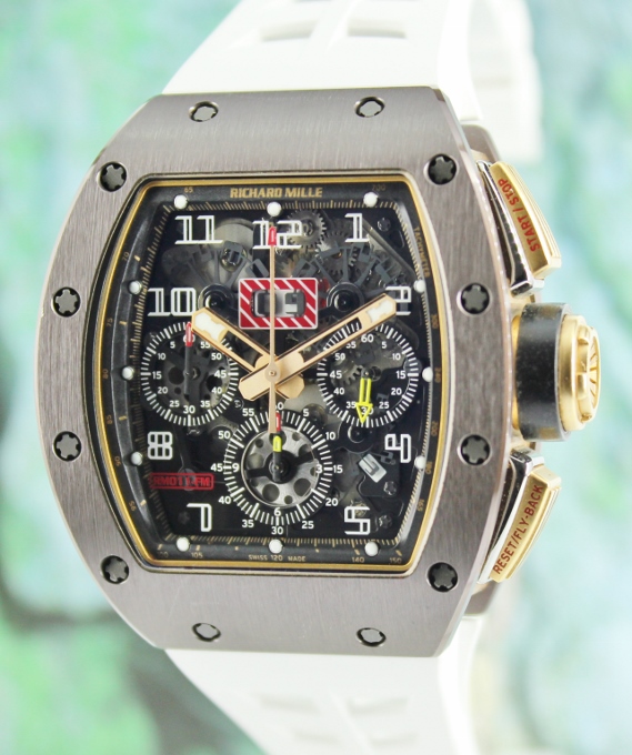 (image for) RICHARD MILLE 18K ROSE GOLD BROWN CERAMIC EDITION / RM011 AO RG-NS
